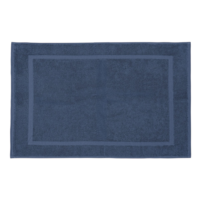 Tapis de bain 'Mila' bleu marine