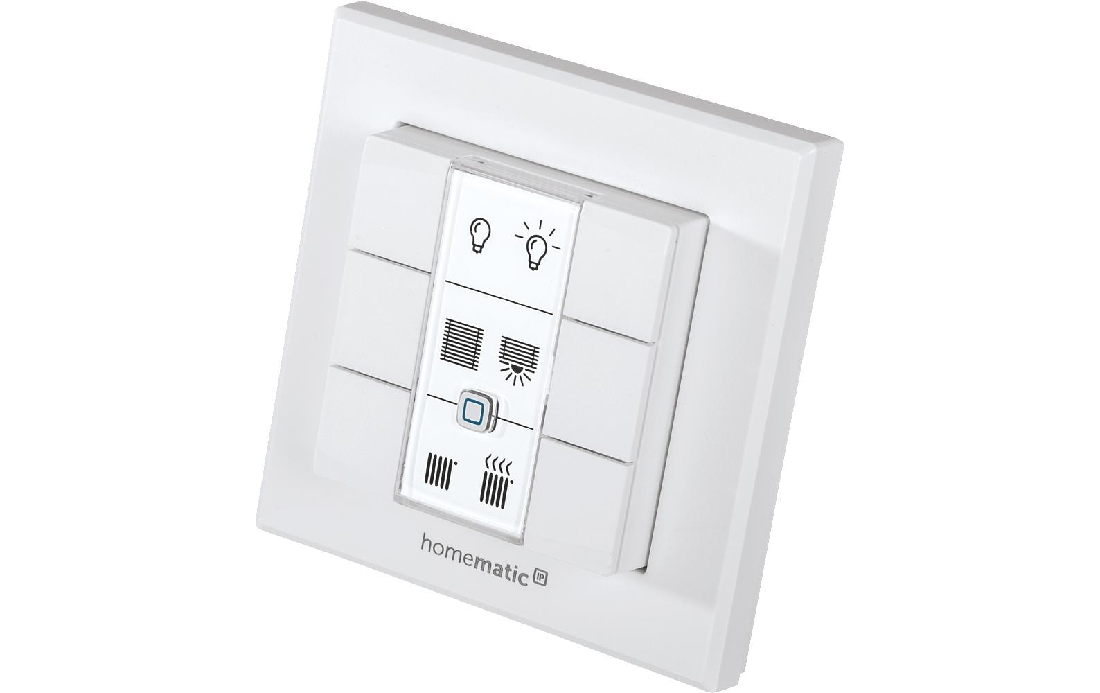 Smart Home Funk-Wandsender 6-fachSmart Home Wandtaster – HmIP-WRC6