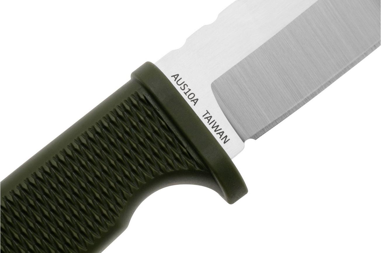 Demko Knives FreeReign AUS10A Tanto FR-10A-TOD OD-Green Rubber, outdoormes