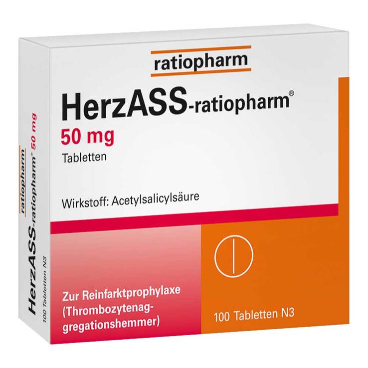 HerzASS-ratiopharm® 50 mg, 100 St