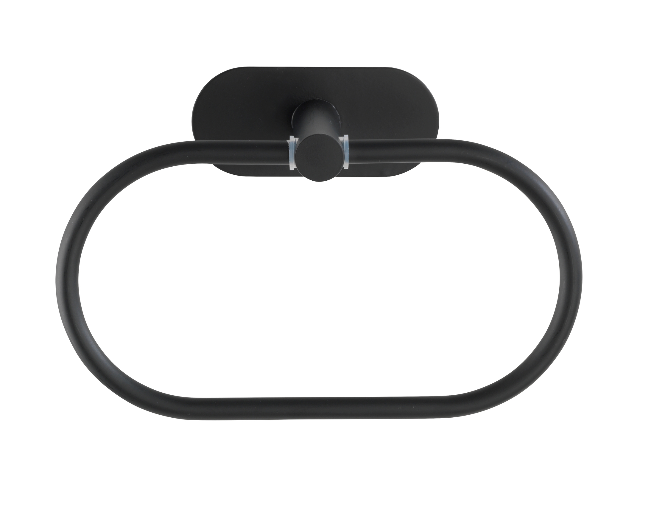 Wenko Orea turbo-loc handdoekring RVS zwart mat