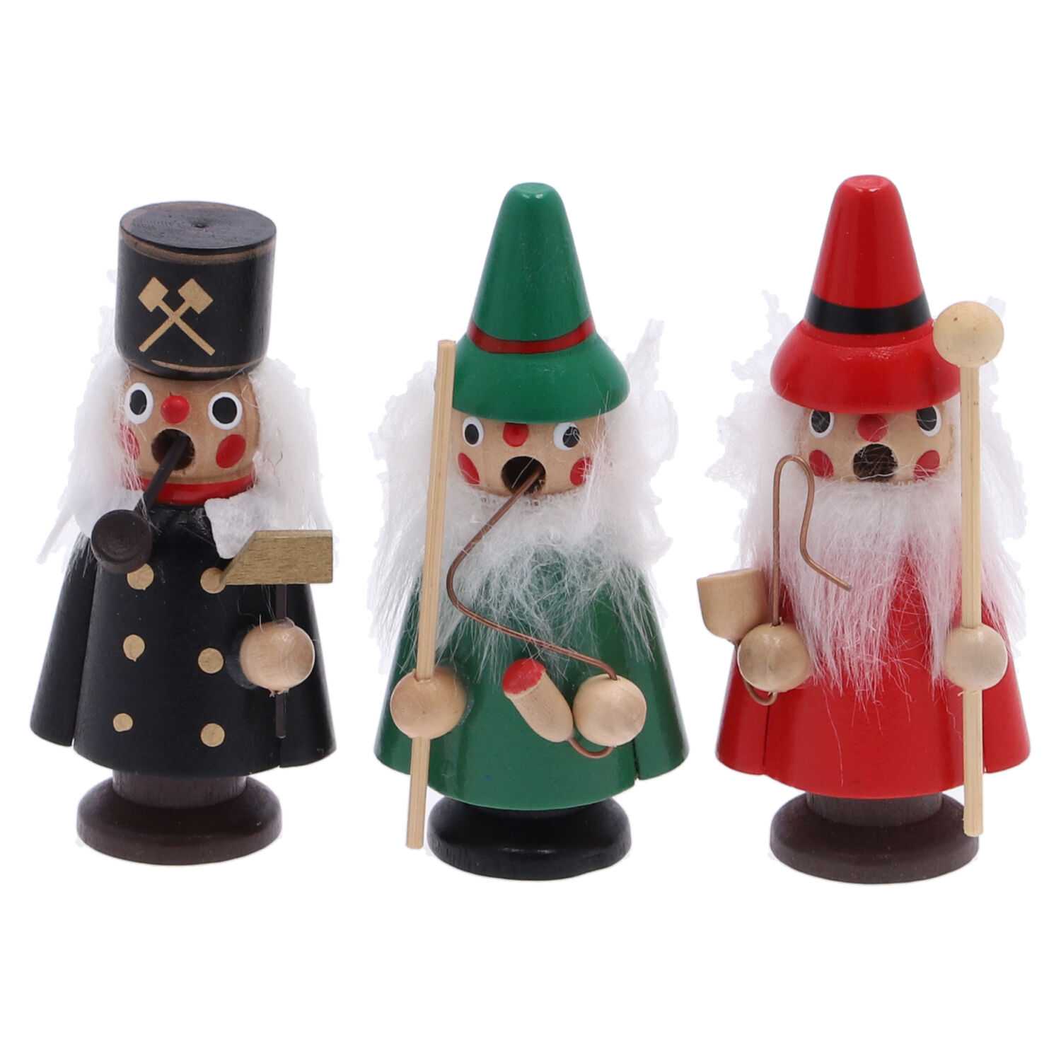 Figur Räuchermann aus Holz mini Höhe 9 cm