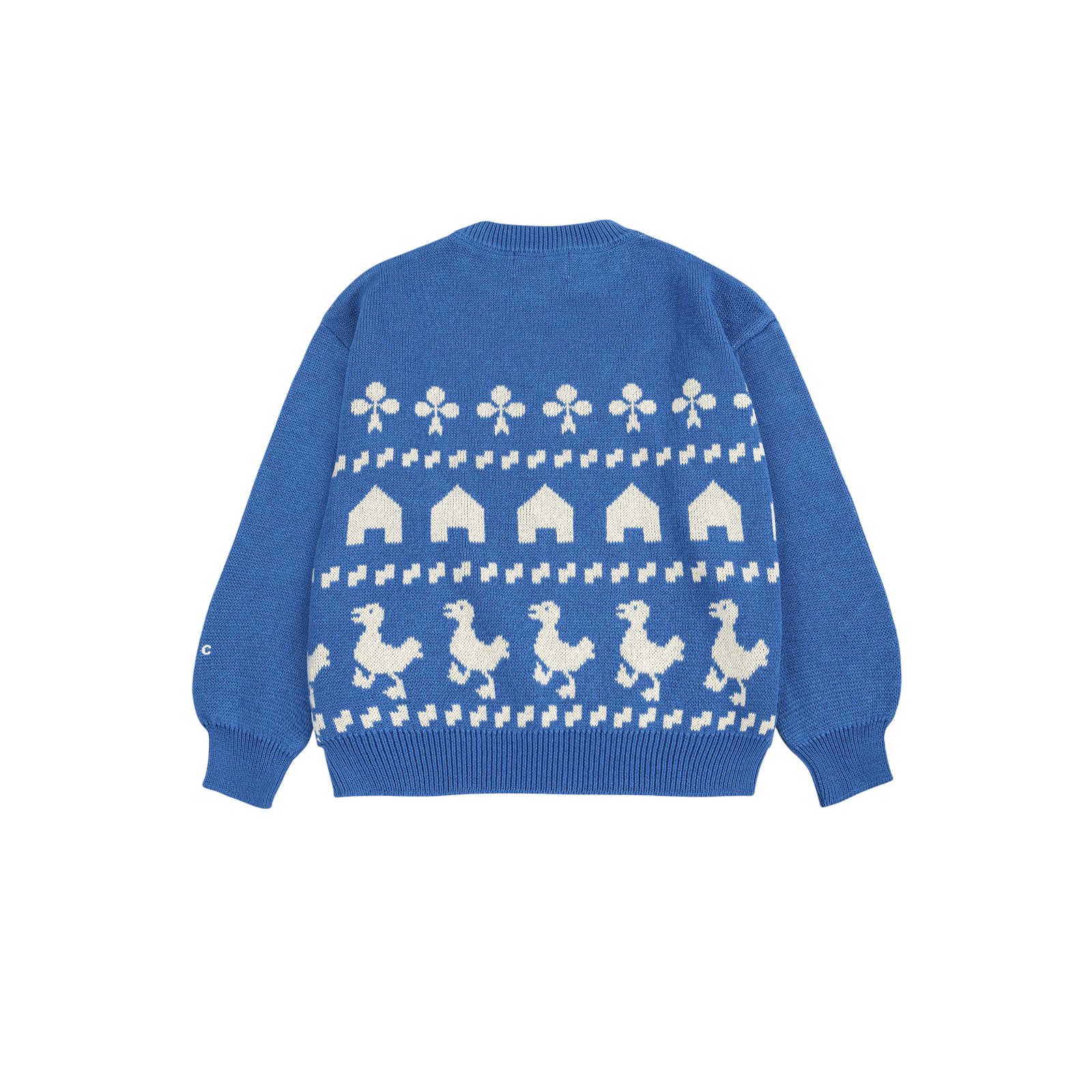 Pullover Farm Jacquard Blue