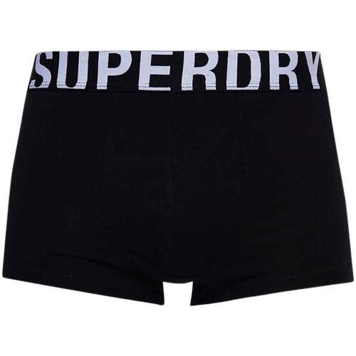 Superdry - TRUNK DUAL LOGO DOUBLE PACK Blanco