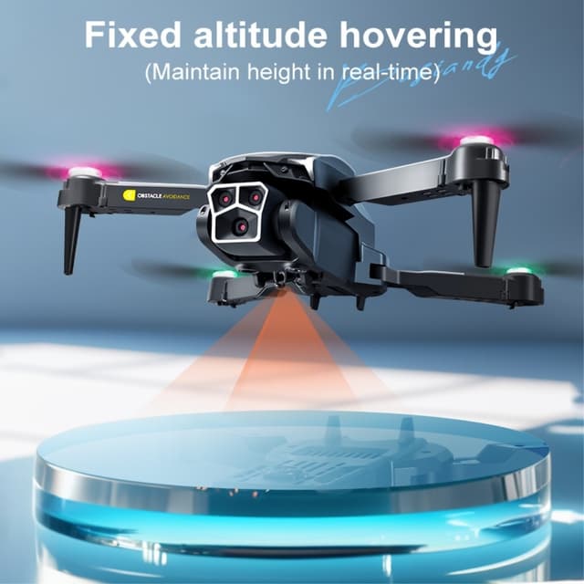 LU600 RC Drone med HD-kamera dobbelt batterier Fire-sidet forhindring undgåelse