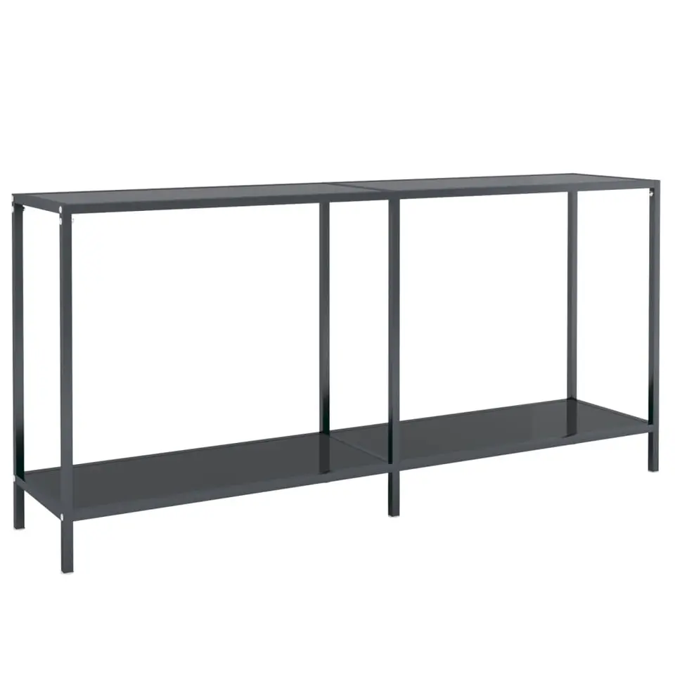 vidaXL - Wandtafel - Zwart - Glas