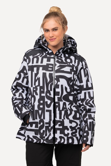 Performance-Jacke, Kapuze, wasserdicht, 2-Wege-Zipper
