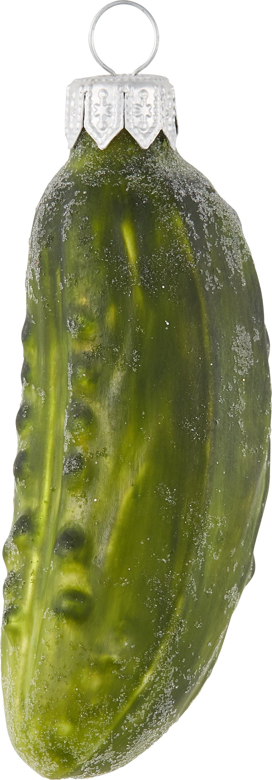 CUCUMBER Glasfigur - Grün / H: 9.0 cm