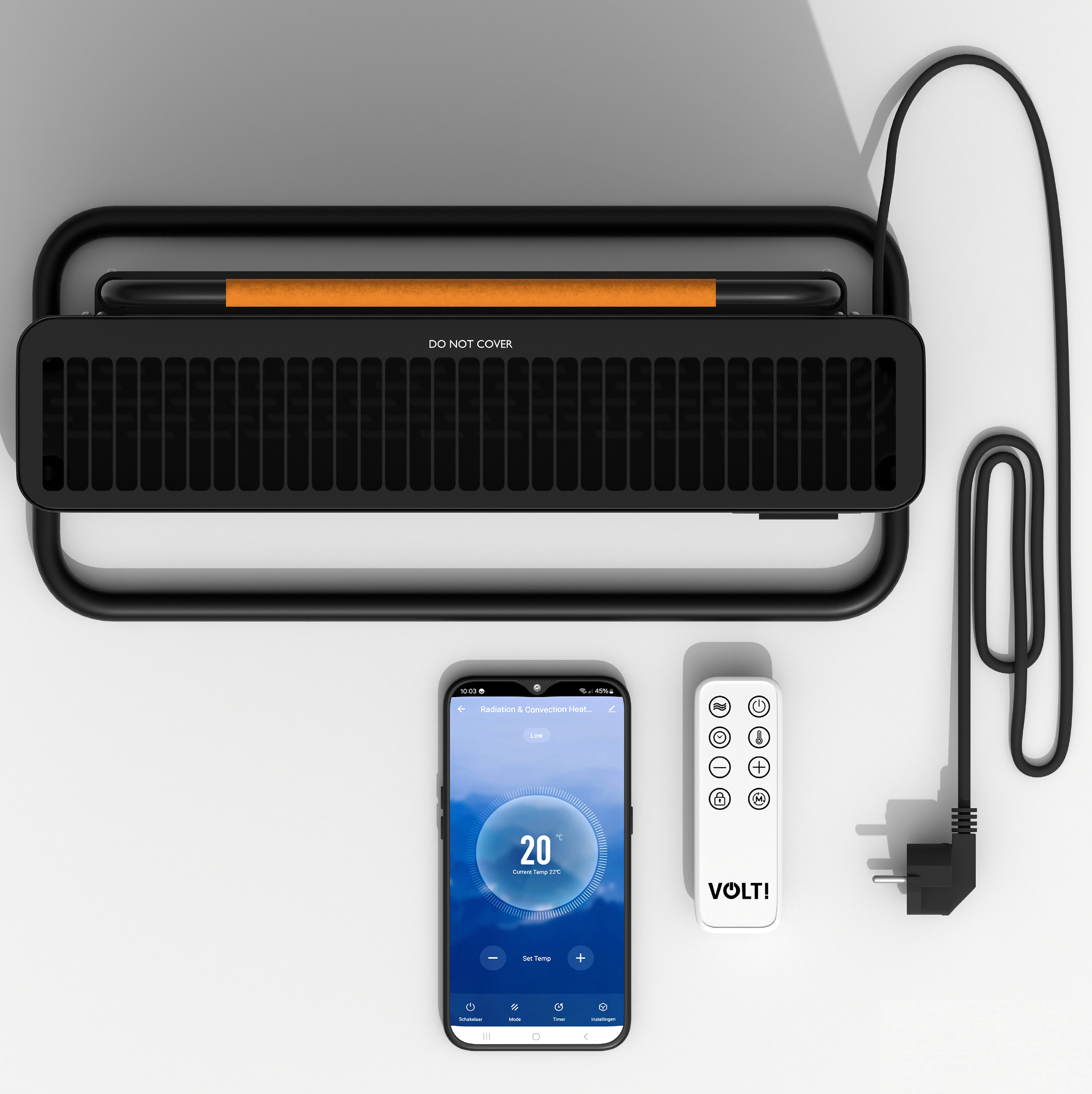 Fullcomfort I-red Premium Convectorkachel - 2200 watt