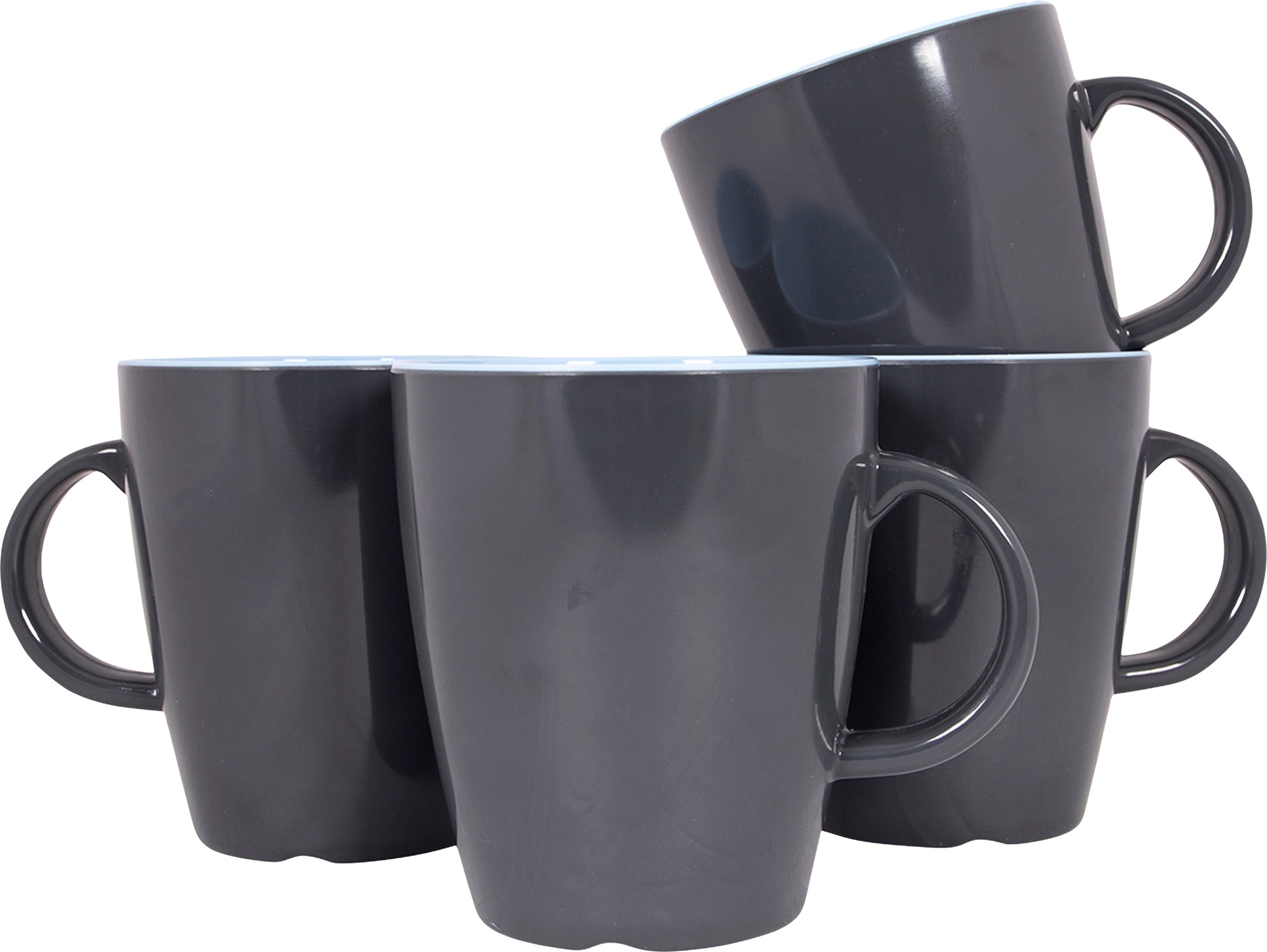Gimex Vivid Line Becher 4 teilig blau
