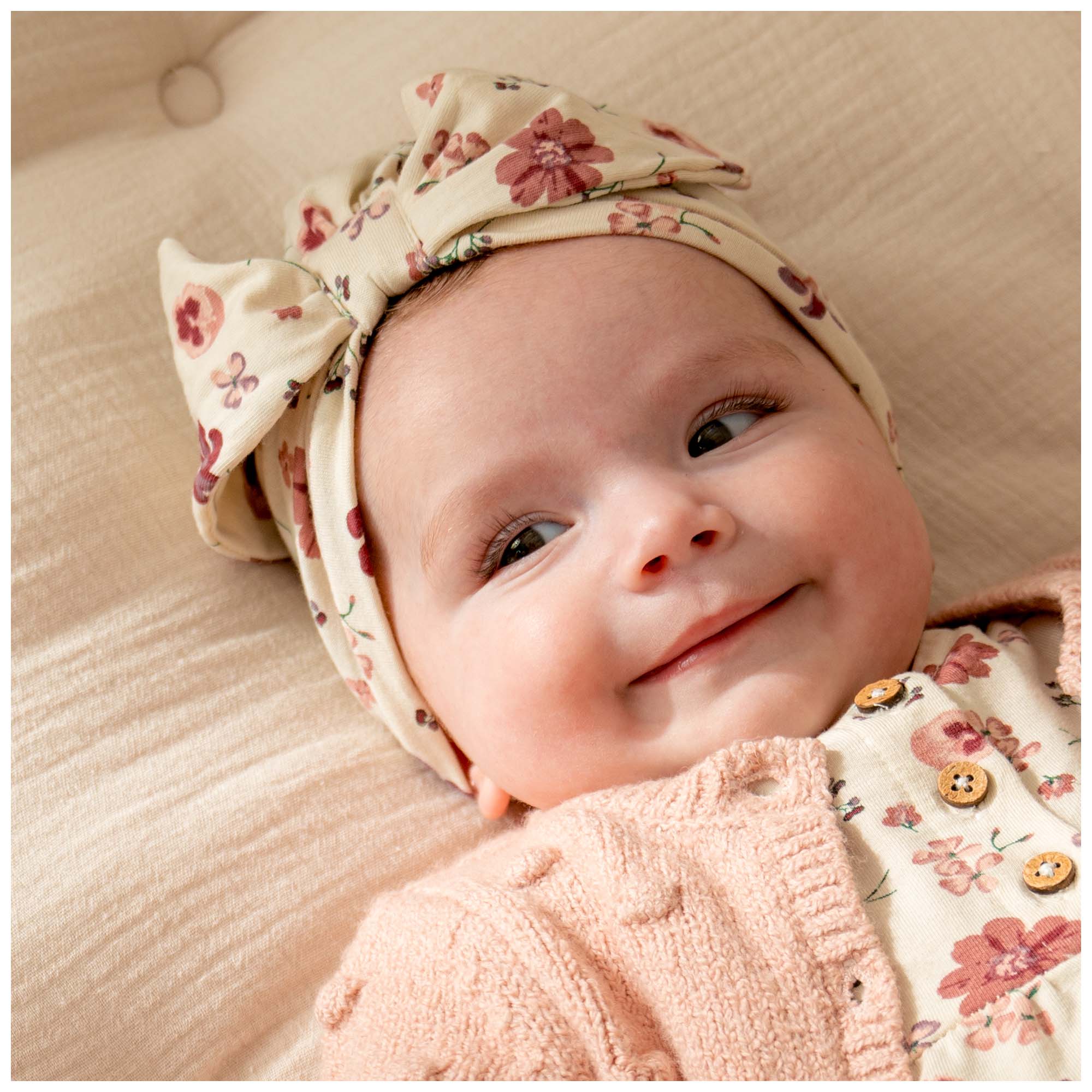 Prénatal newborn tulband   beige