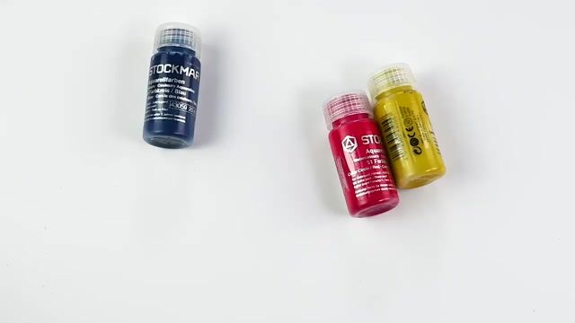 Sett med akvarellmaling i konsentrert form 6x20ml