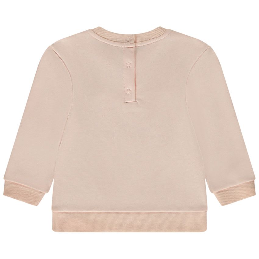 Sweat en molleton print Minnie Disney pour bébé fille - Rose