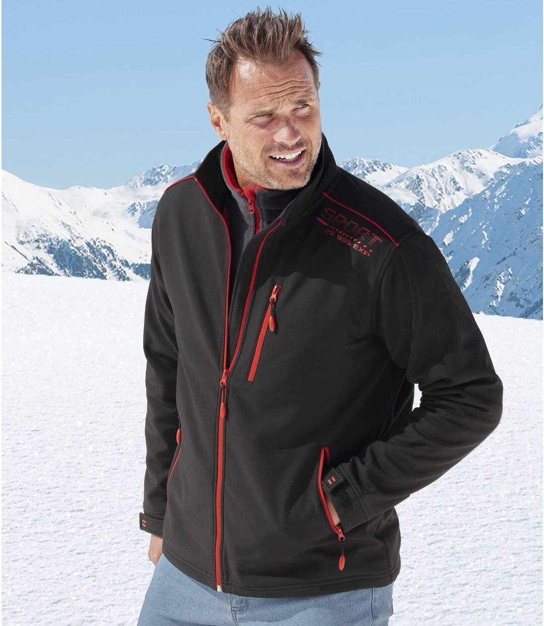 Blouson Sport Softshell Doublé Micropolaire