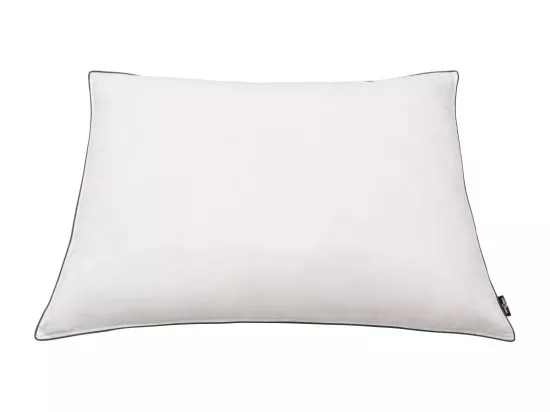 Oreiller 2 pcs Remplissage de duvet léger 70x60 Blanc