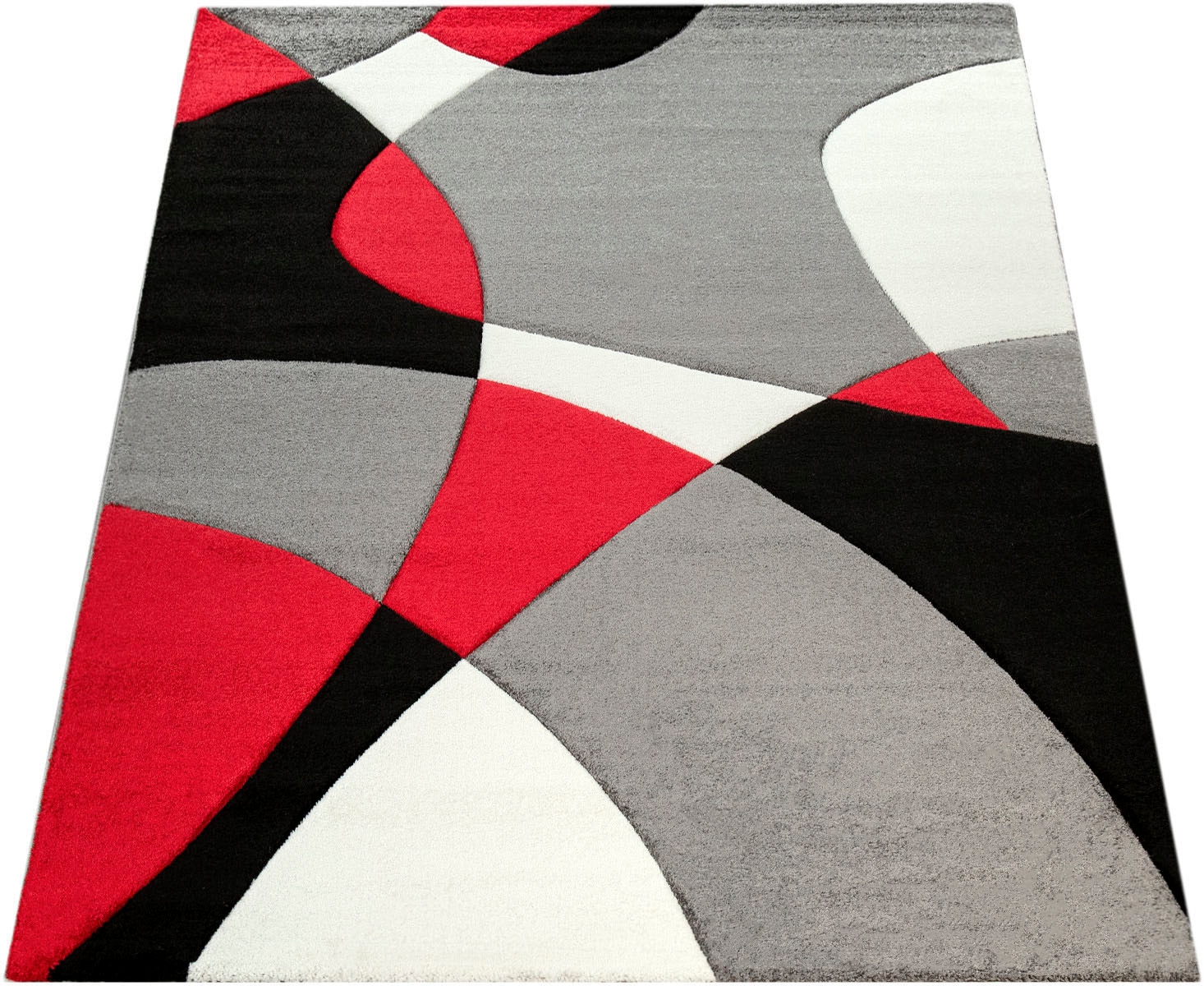 Paco Home Teppich »Diamond 664« rechteckig 15 mm Höhe 3D-Design, Kurzflor, 3D-Design, modernes geometrisches Muster