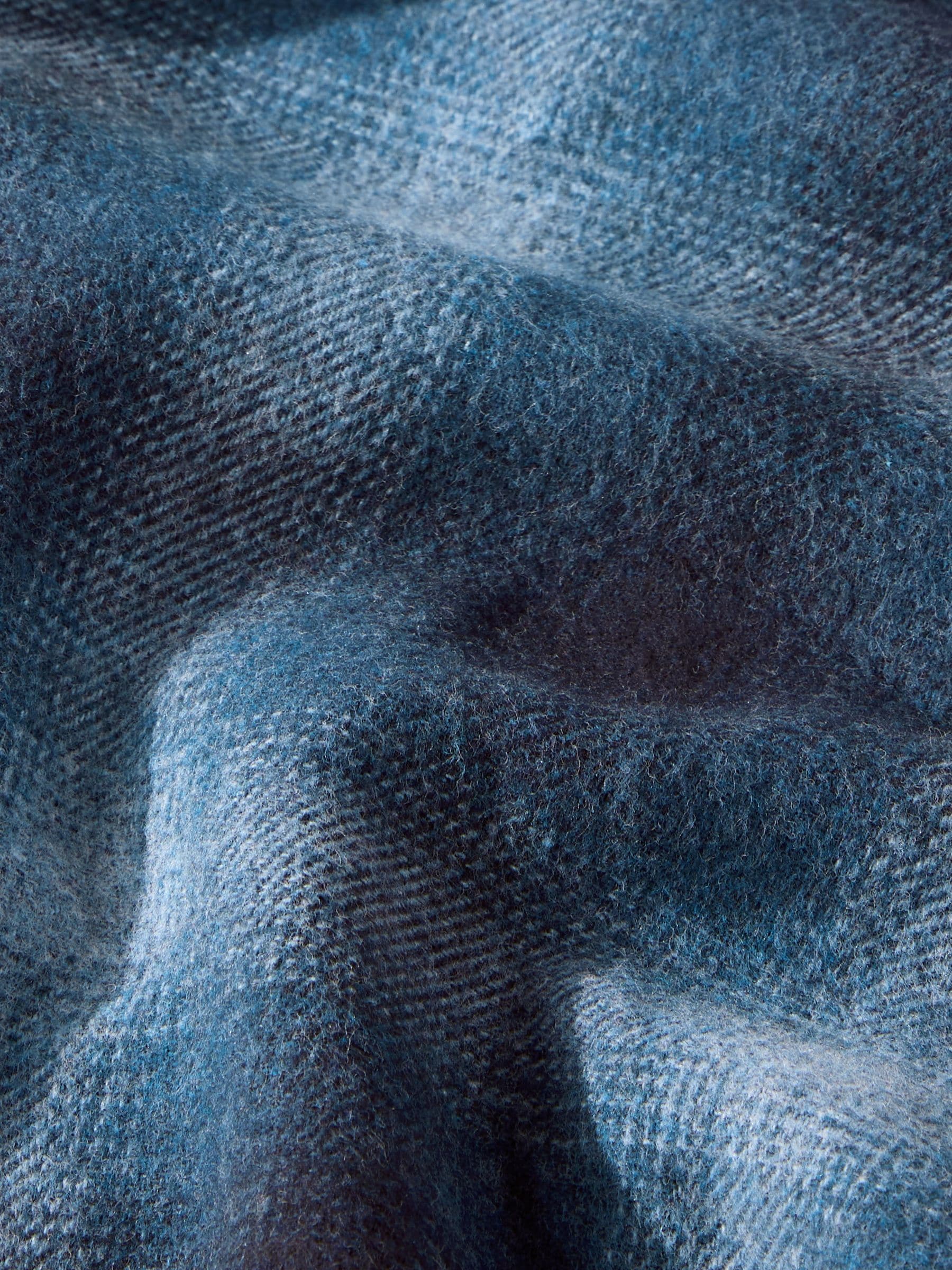 Blauw - Signature Ruit overhemd met Lange mouwen