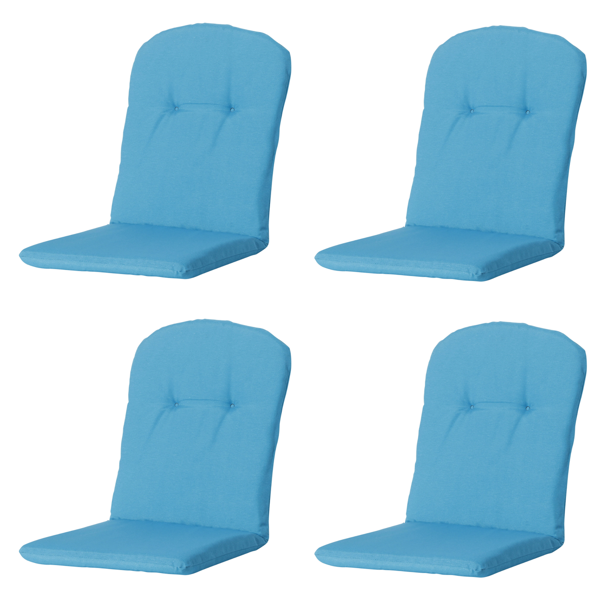 Madison Panama aqua Kuipstoelkussen - Set van 4