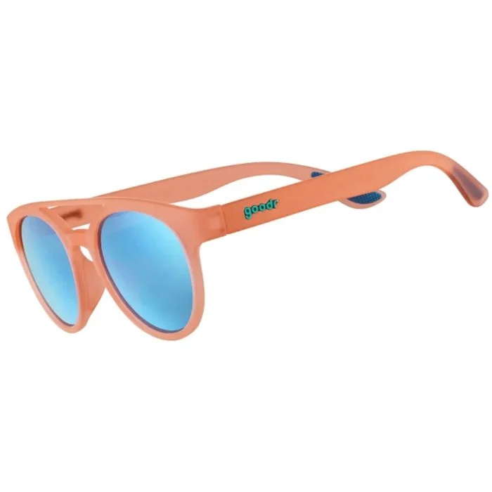 Goodr Unisex Solbriller Stay Fly, Ornithologists Orange