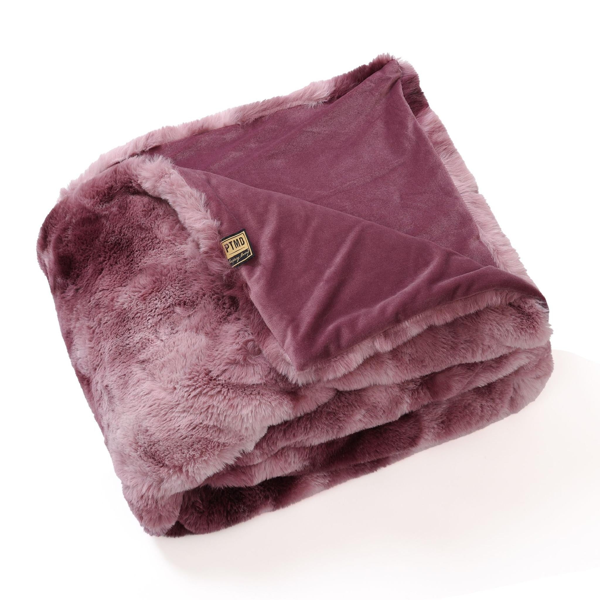 PTMD - Plaid Linde - Paars - 220x240x2cm
