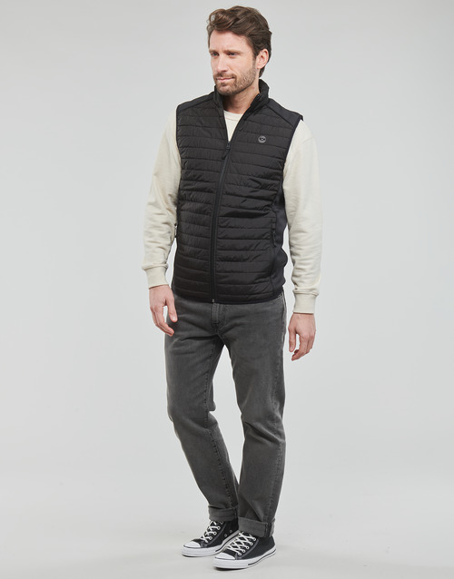 Jack & Jones - JJEMULTI BODYWARMER COLLAR - Noir