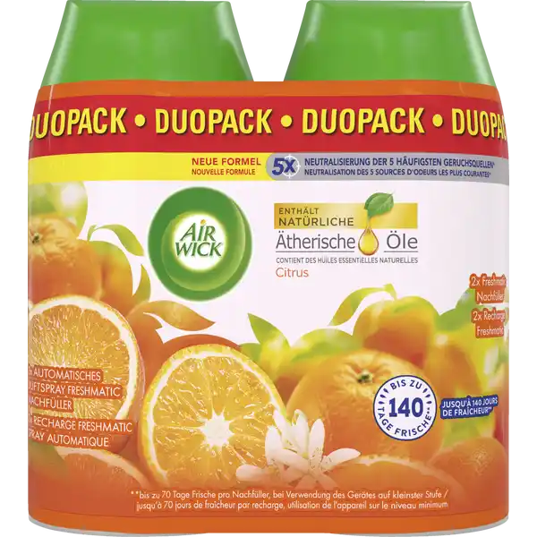Freshmatic Max Nachfüller Duopack Citrus