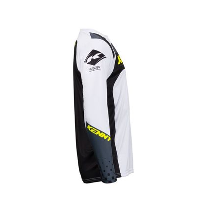 Maillot cross Kenny TRACK FOCUS 2024 - Noir / Blanc