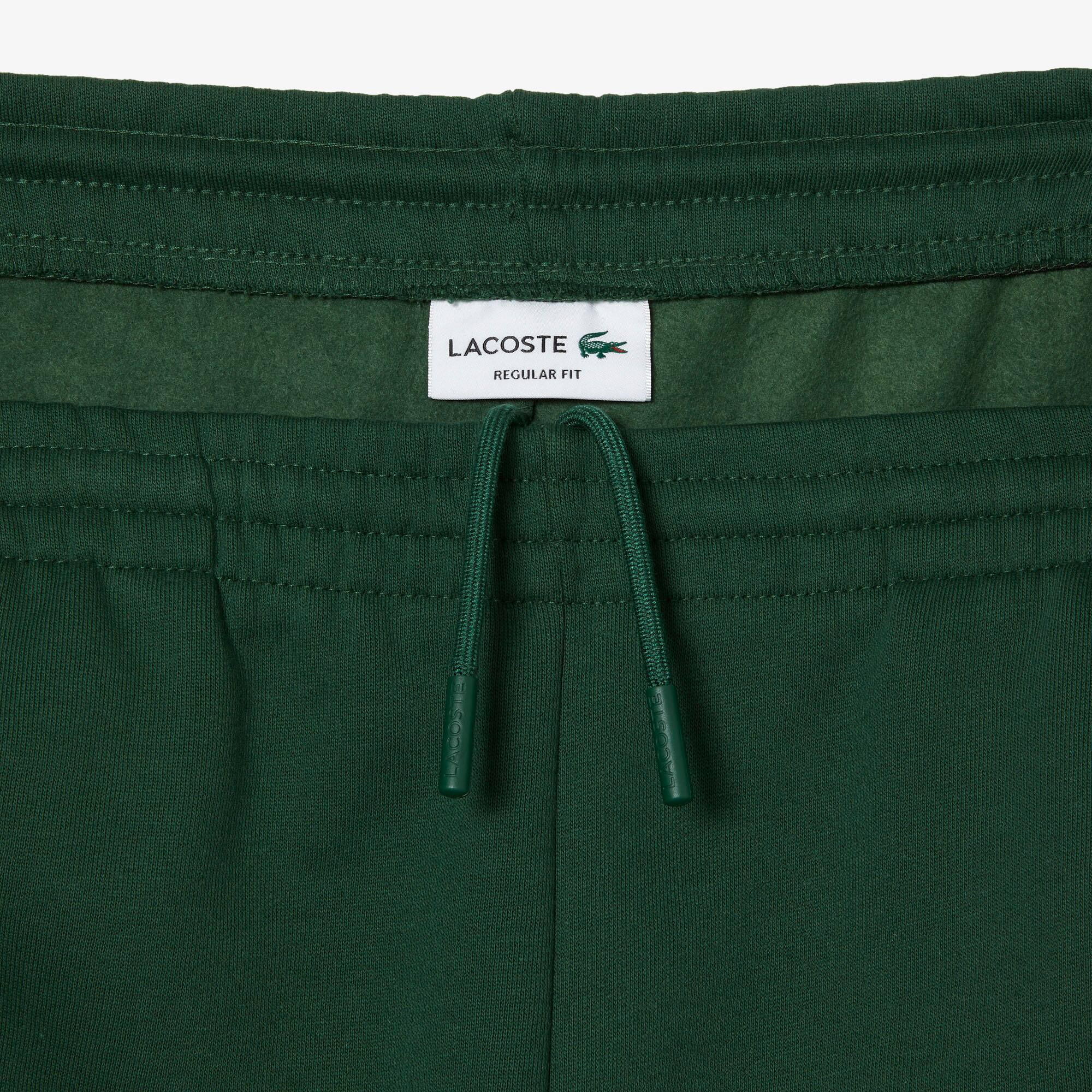 Herren LACOSTE Trainingshose aus aufgerautem Fleece Trainingshosen - Grün - Lacoste - Herren