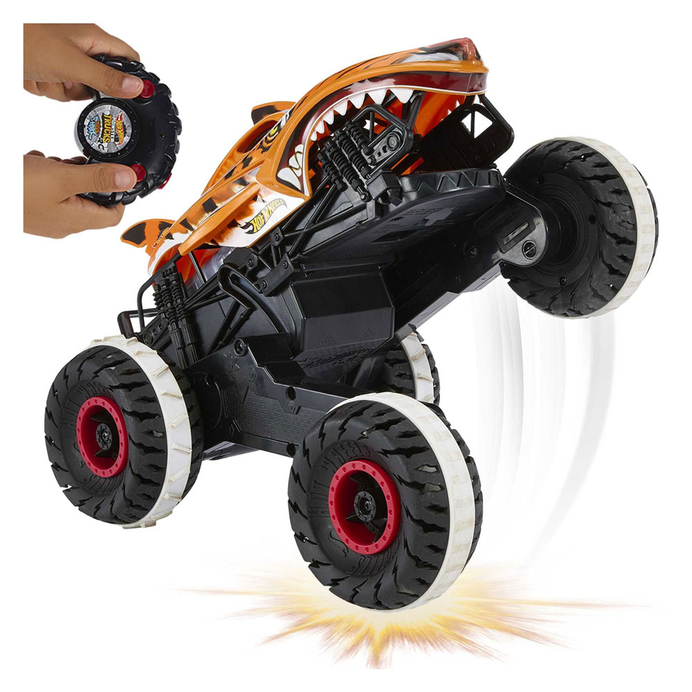 Hot Wheels RC Monster Trucks Onstuitbare Hijgertaai Bestuurbare Auto