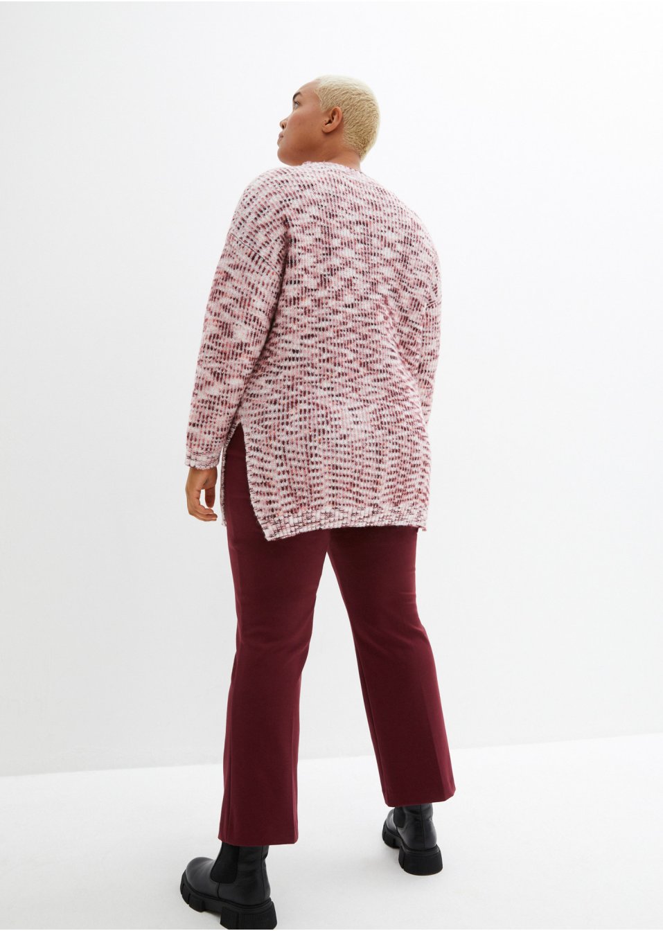 Pull avec fentes latérales extra longues