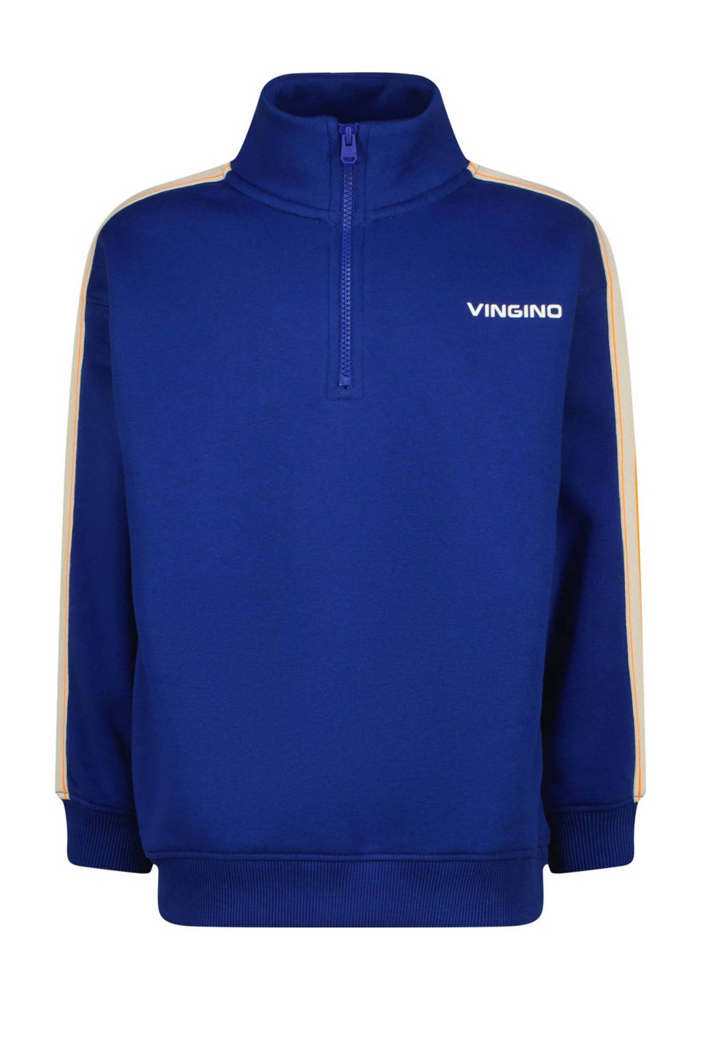Vingino sweater Naino hardblauw/oranje/ecru