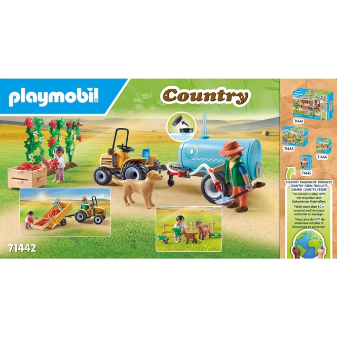 PLAYMOBIL® 71442 - Traktor mit Anhänger und Wassertank - Playmobil Country