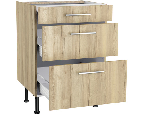Optifit ladekast Erik290 BxDxH 60x58,4x87 cm wild eiken structuur mat gedemonteerd