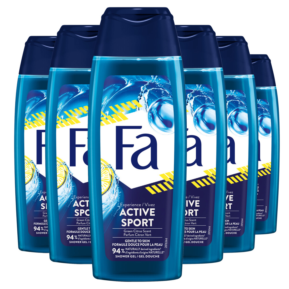 6x Fa Men Douchegel Active Sport250 ml