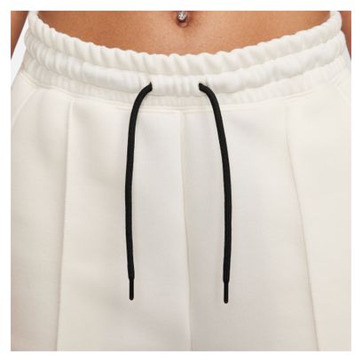 Pantalon Jogging Nike Sportswear Tech Fleece Blanc Femme