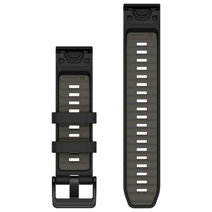 Garmin Unisex Diverse QuickFit® 22 Strap (Silicone) Sort