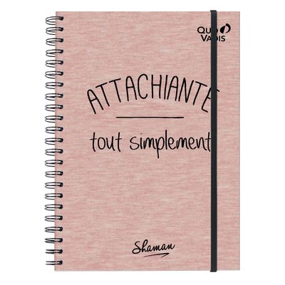 Quo Vadis Shaman - Carnet de notes à élastiques A5
