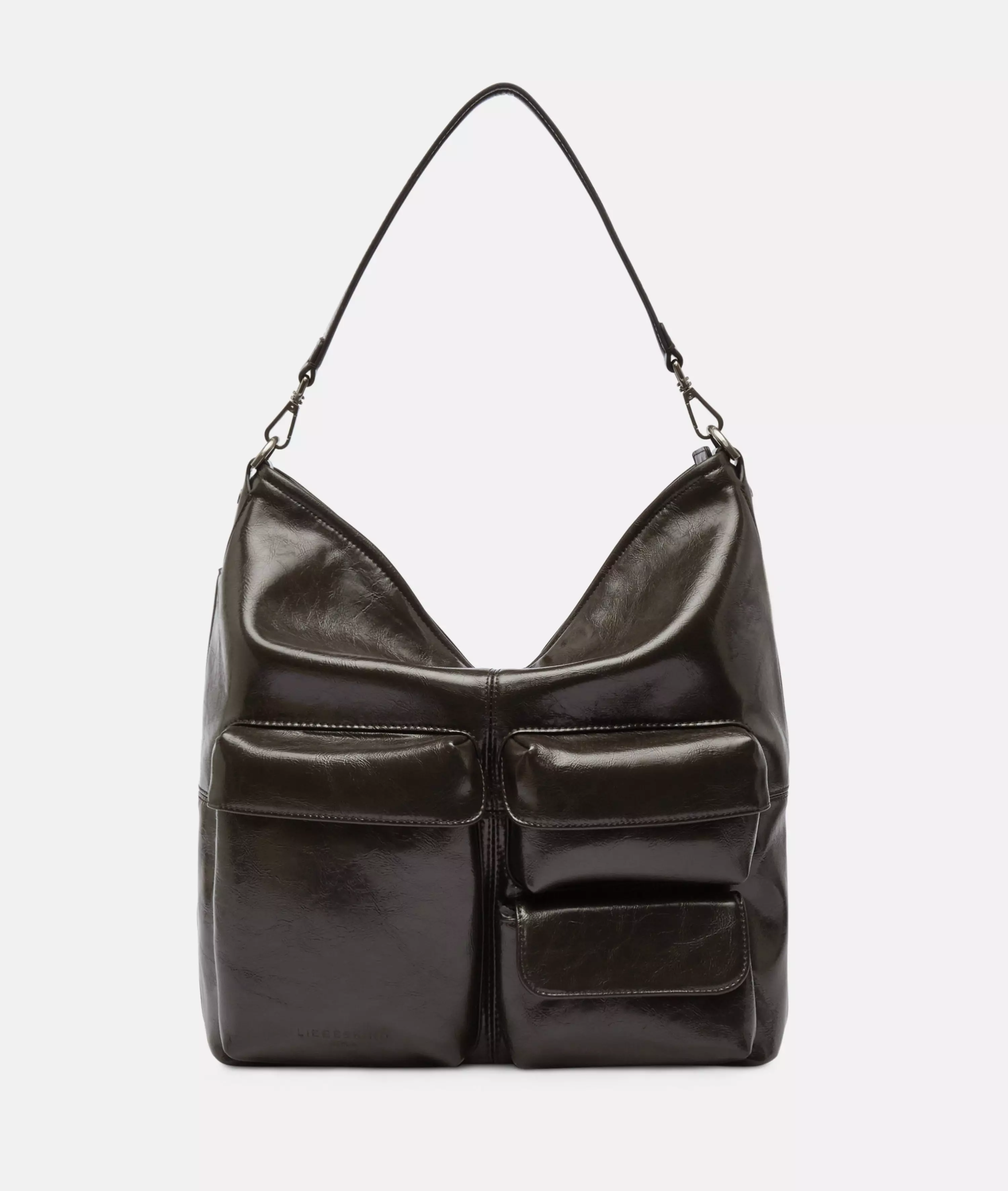 Archive LK 204 Hobo M Spacious shoulder bag in patent leather look with glossy finish