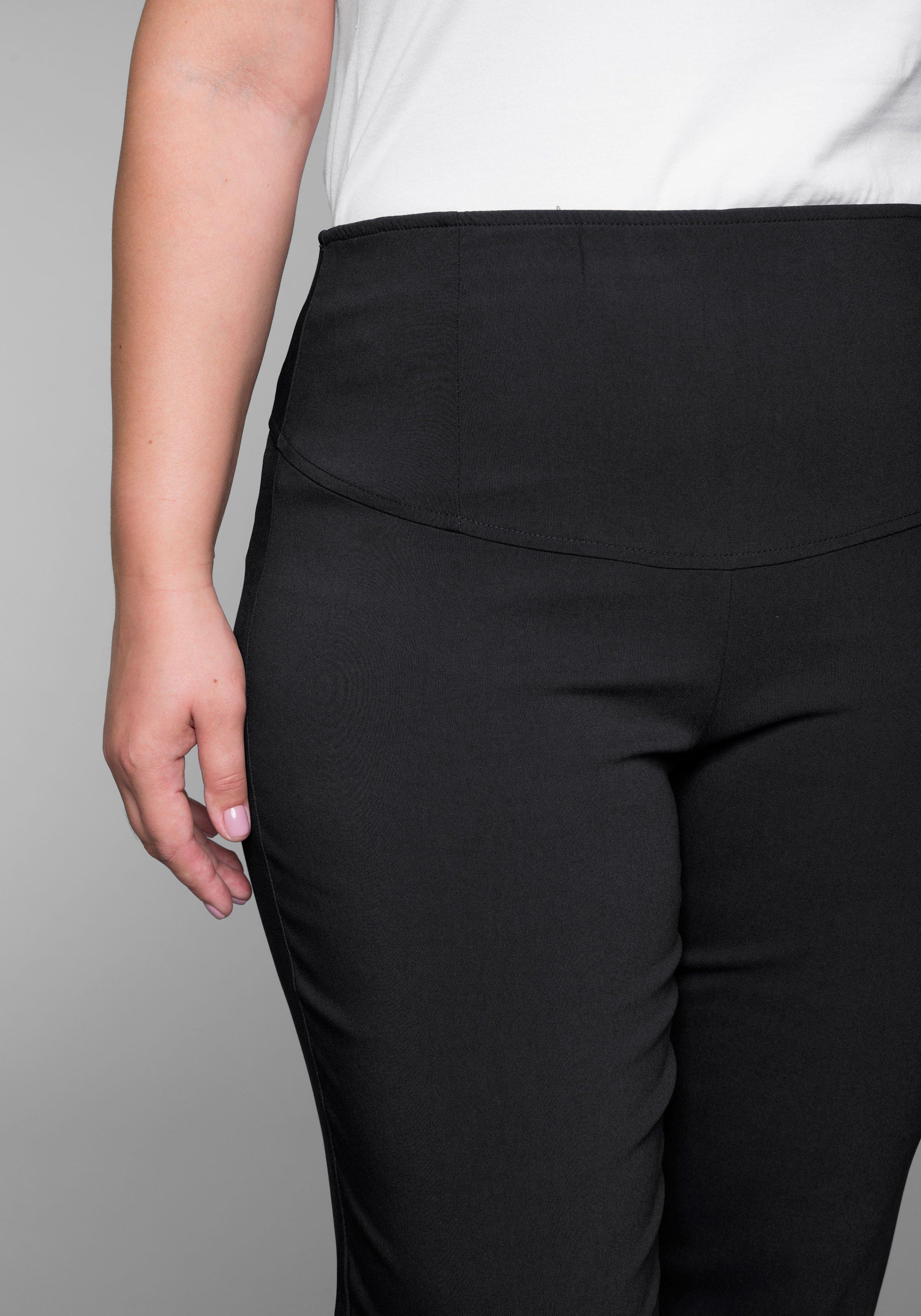 Gerade Hose in Schlupfform mit Bodyforming-Effekt