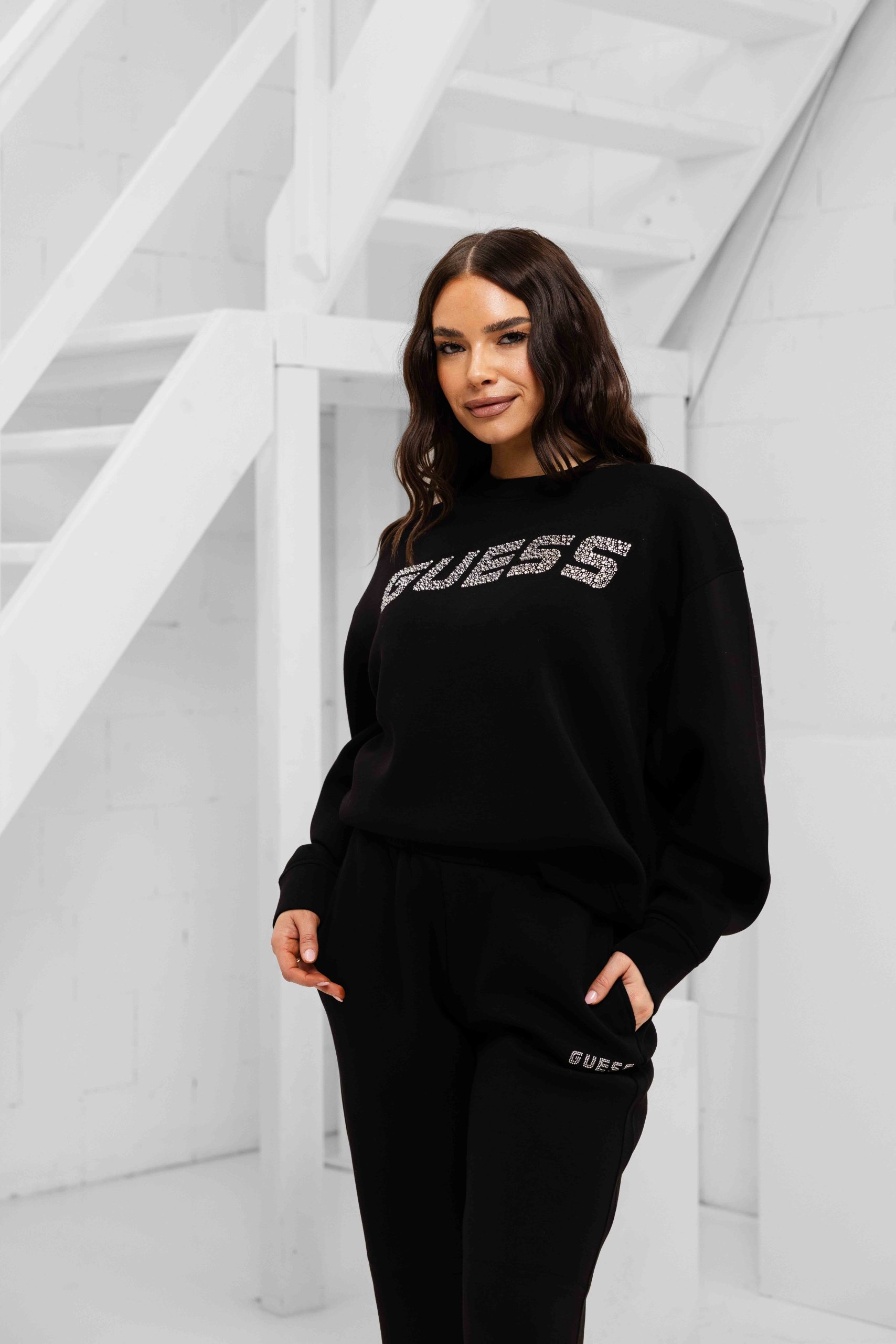 Guess Cecilia Trainingspak Dames Zwart