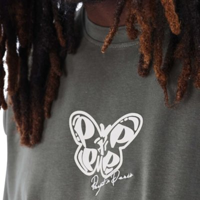 Tee-shirt à manches courtes homme Papillon PROJECT X PARIS
