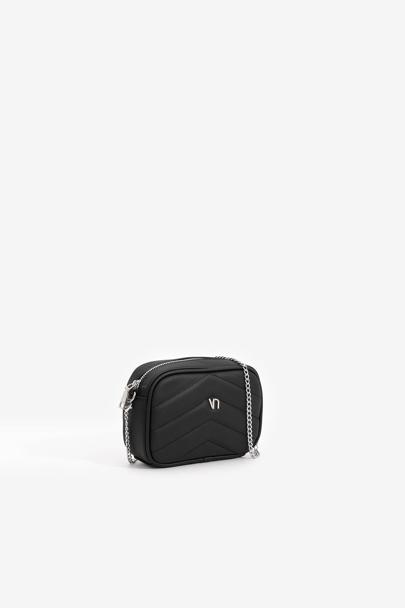 Bolsa de ombro acolchoada - Preta