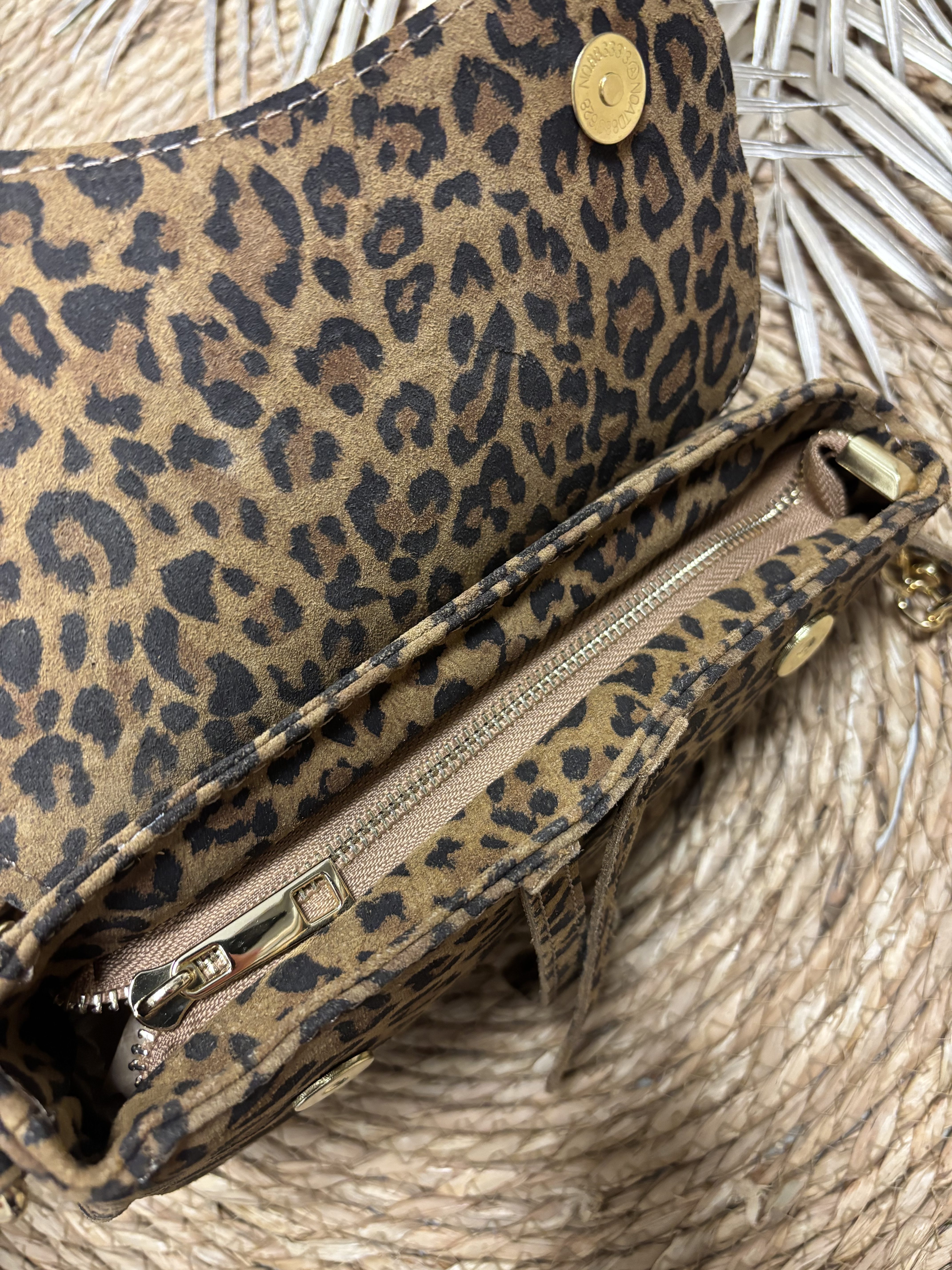 Gigi Bag - Suede Luipaard