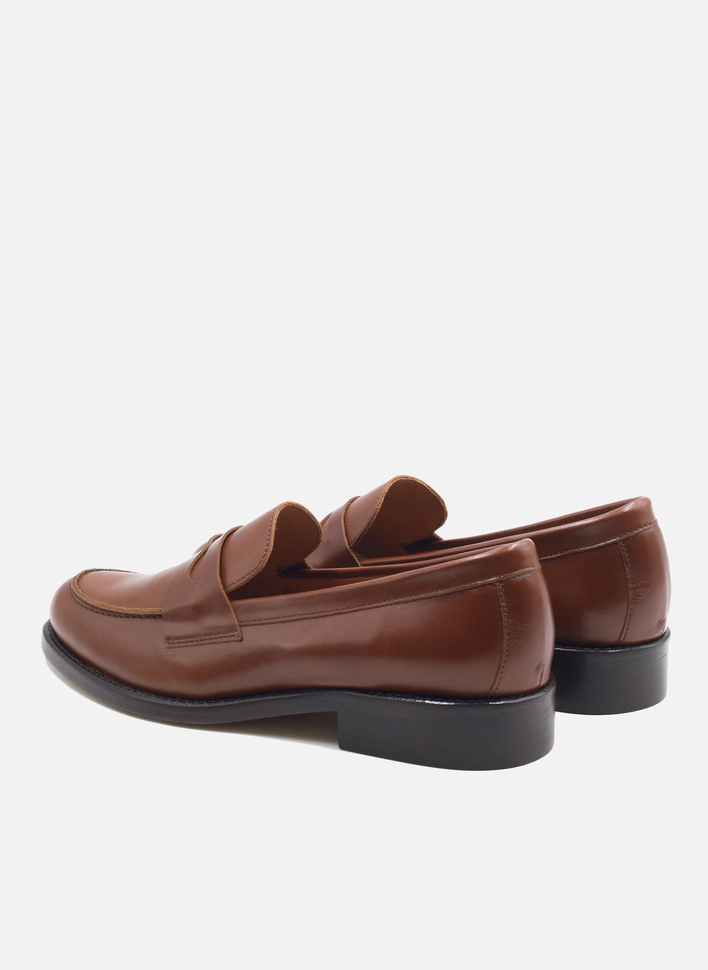 Mocassins cuir lisse | Marron