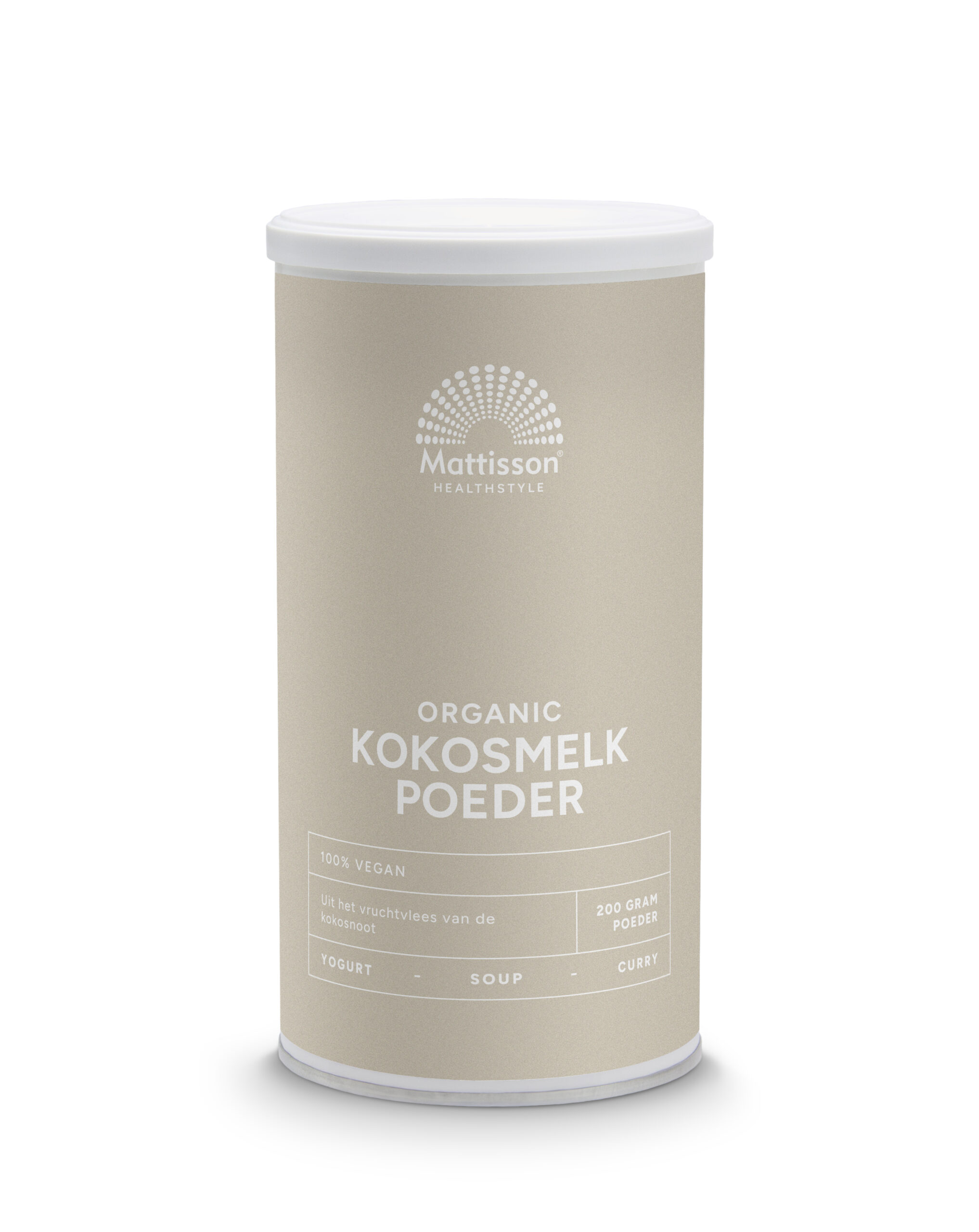 Mattisson Kokosmelk Poeder Bio (200 gr)