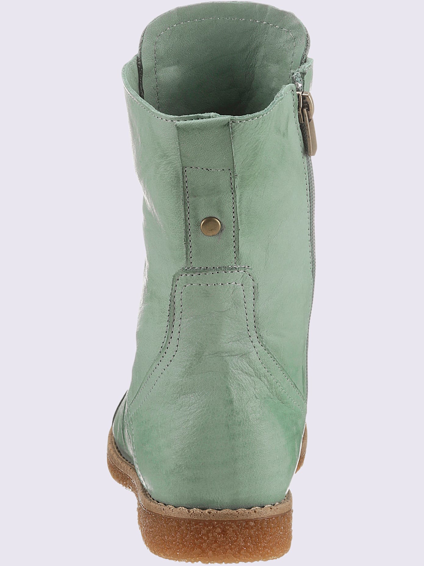 Bottines à lacets cuir nappa de vache