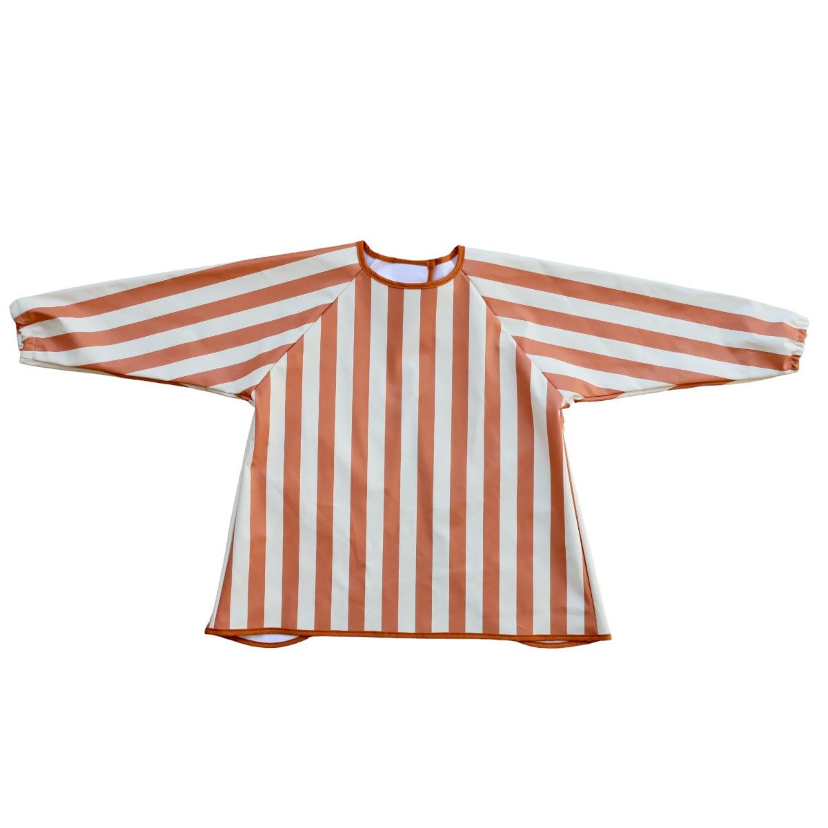 Bavoir tablier manches longues rayures 3-5 ans - Sahara Petit toi