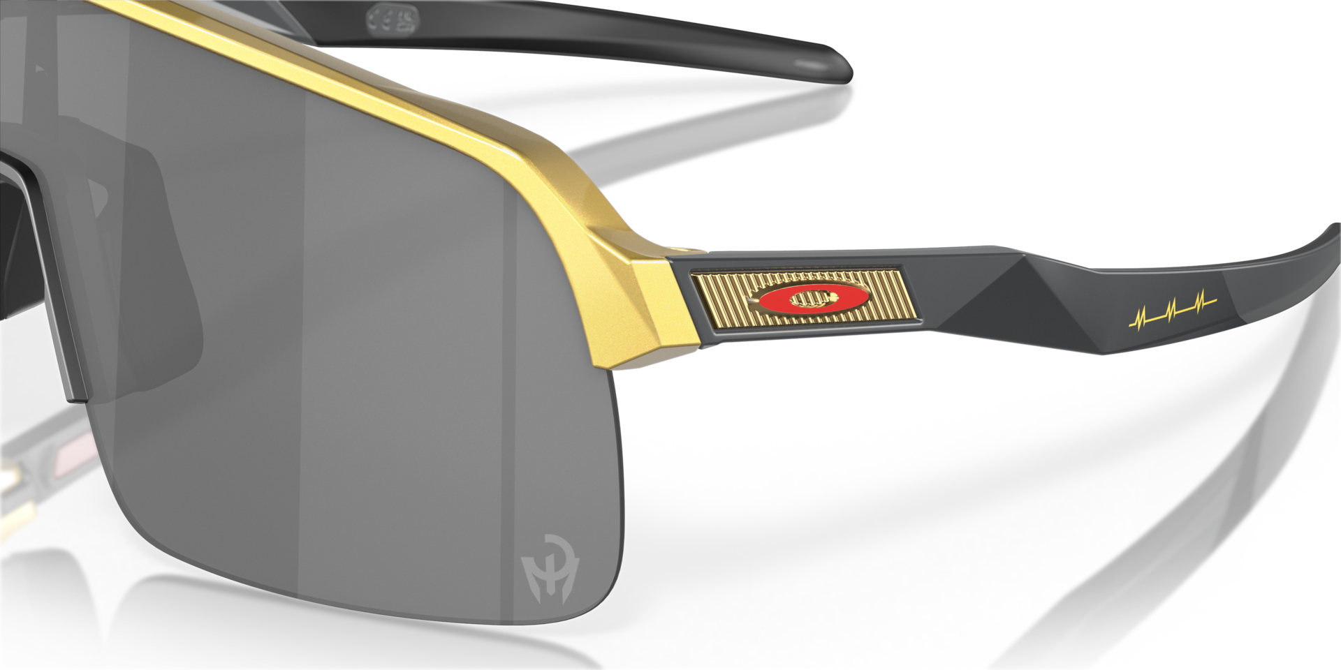 Oakley Sutro Lite PM Gold w/Prizm Black Gir syklister en modig og allsidig stil som passer både på og av sykkelen