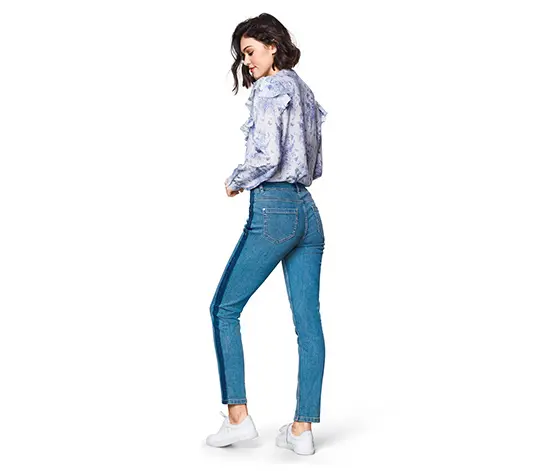 Knöchellange Slimfit-Jeans