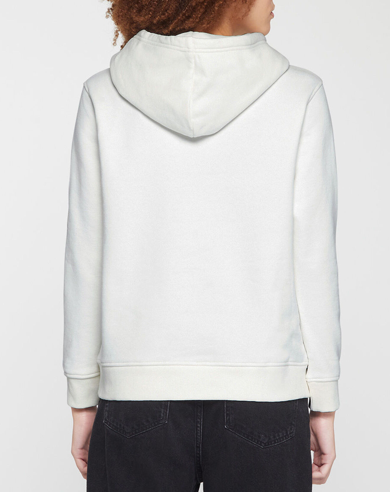 Tommy Hilfiger Sweat 100% Coton Bio Script écru